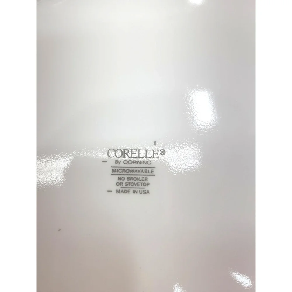 Corelle Livingware Winter Frost White 10 inch Dinner Plate Set of 4‎